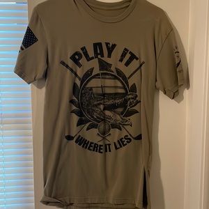 Grunt style golf t-shirt
